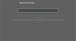 Desktop Screenshot of discovercove.com